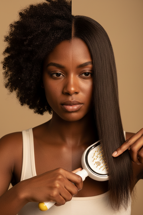 HydroSmooth™ Cordless Hair Straightener & Styler Brush.