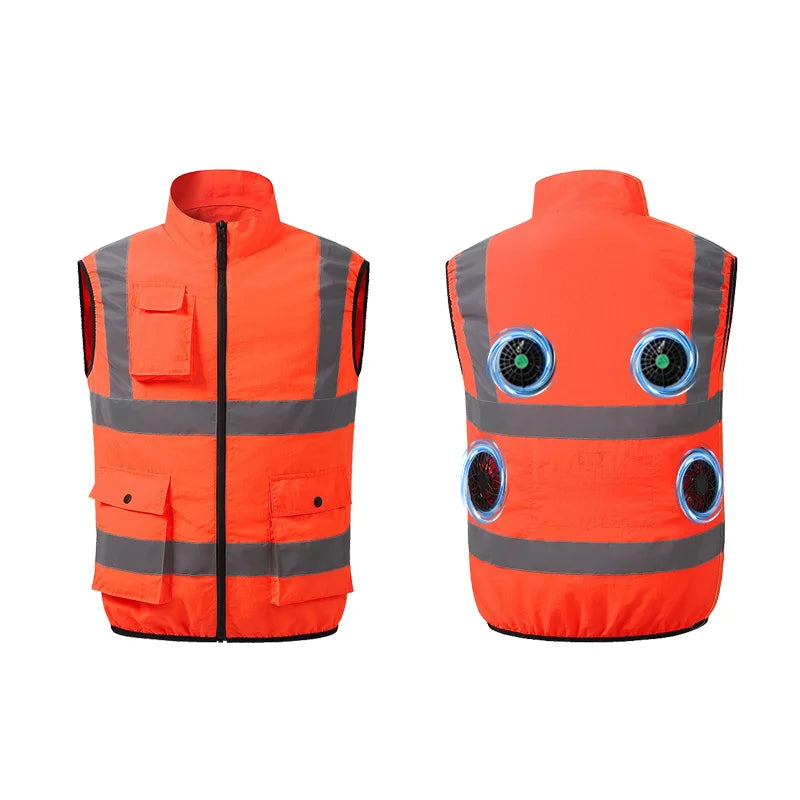 ArcticBreeze™ Air-Conditioned Work Vest | 4-Fan High Airflow Cooling Jacket